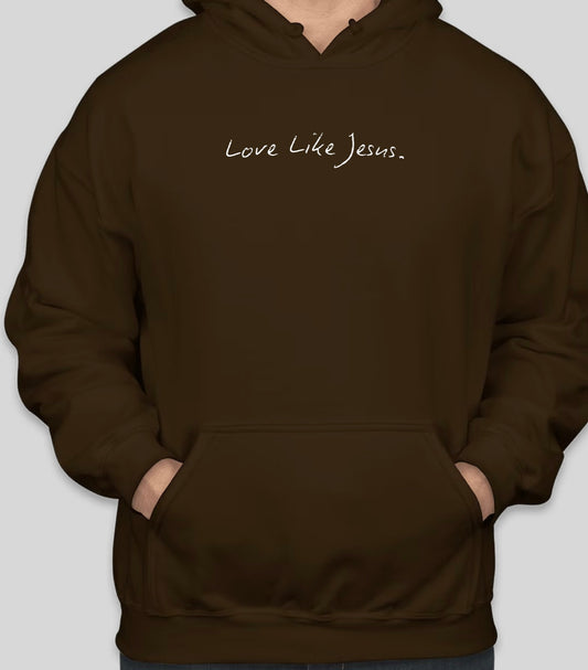 Brown Love Like Jesus Hoodie