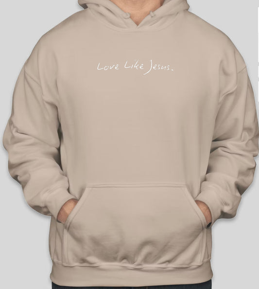 Cream Love Like Jesus Hoodie